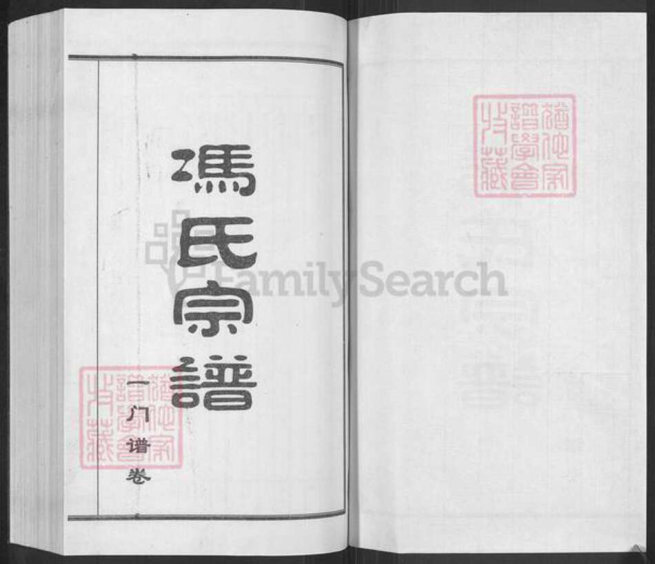 河北省沧州盐山县冯氏族谱-冯氏宗谱.pdf电子版预览图1