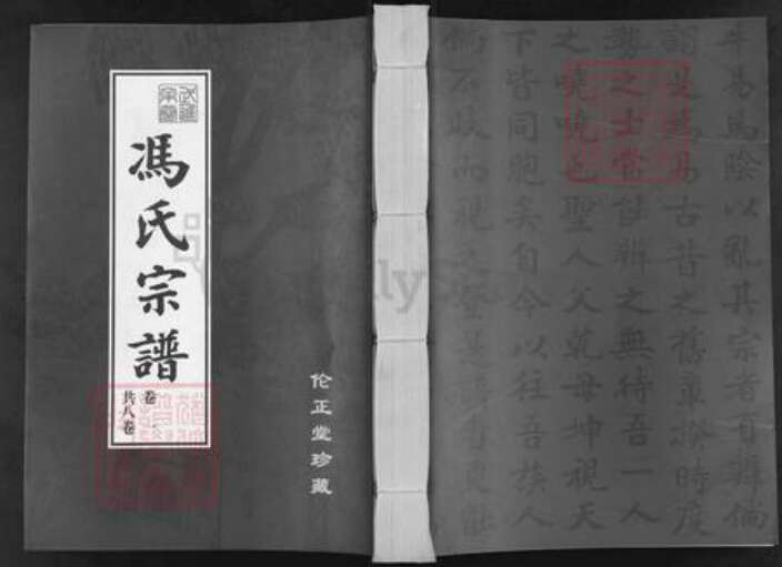 江苏省常州市武进县横林镇冯氏伦正堂族谱-武进余巷冯氏宗谱.pdf电子版缩略图