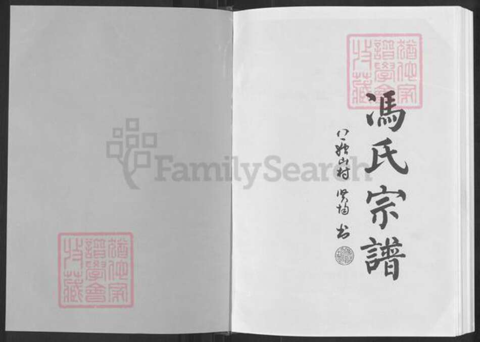 湖北省武汉市蔡甸区冯氏大树堂族谱-蔡甸冯氏宗谱.pdf电子版预览图1