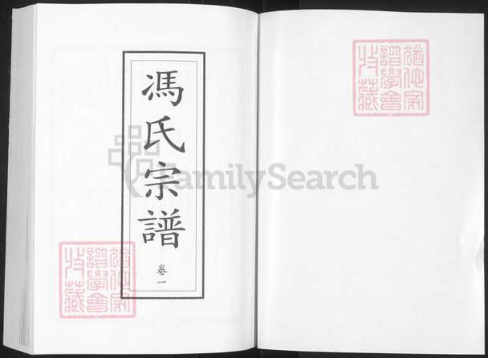 山东省淄博市淄川区冯氏族谱-冯氏宗谱.pdf电子版预览图1