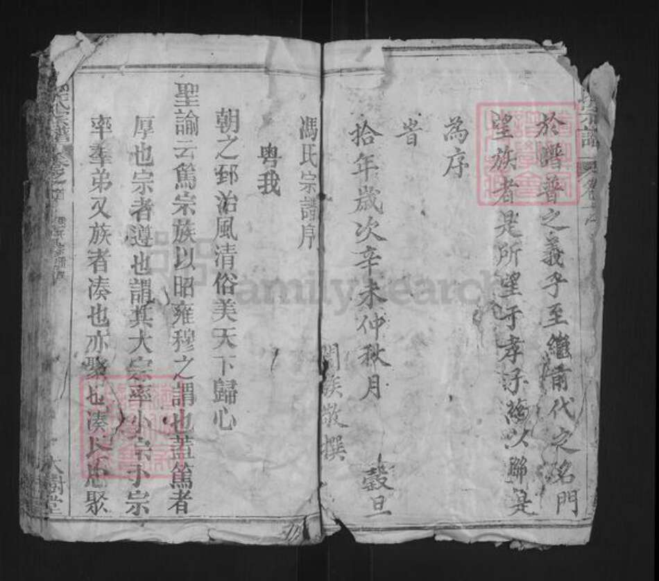 湖北省武汉市新洲区冯氏大树堂族谱-冯氏宗谱.pdf电子版预览图3