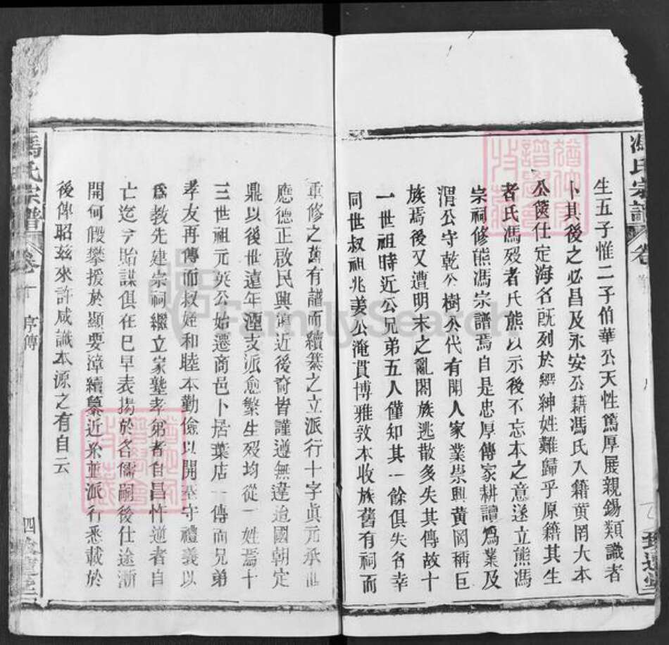 湖北省武汉市新洲区冯氏致远堂族谱-冯氏宗谱.pdf电子版预览图5