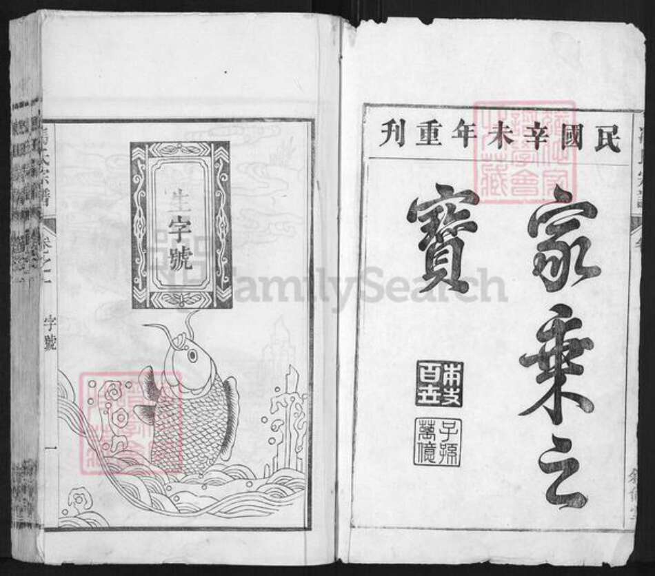 安徽省芜湖市南陵县许镇冯氏叙伦堂族谱-冯氏宗谱.pdf电子版预览图1