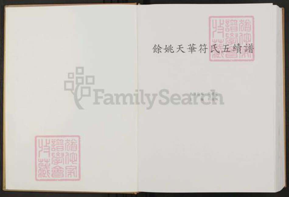 浙江省宁波市余姚市区余姚符氏显承堂族谱-余姚天华符氏五续谱.pdf电子版预览图1