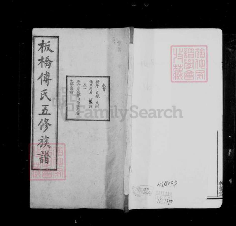 湖南省湘潭市湘潭县湖南省长沙市傅氏辅德堂族谱-板桥傅氏五修族谱 [17卷,首1卷].pdf电子版缩略图