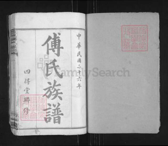 江西省宜春市傅氏清河堂族谱-宜春傅氏族谱.pdf电子版预览图1