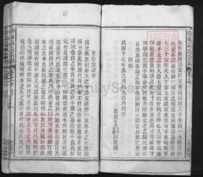 安徽省池州市东至县高氏金镜堂族谱-渤海高氏宗谱.pdf电子版预览图4