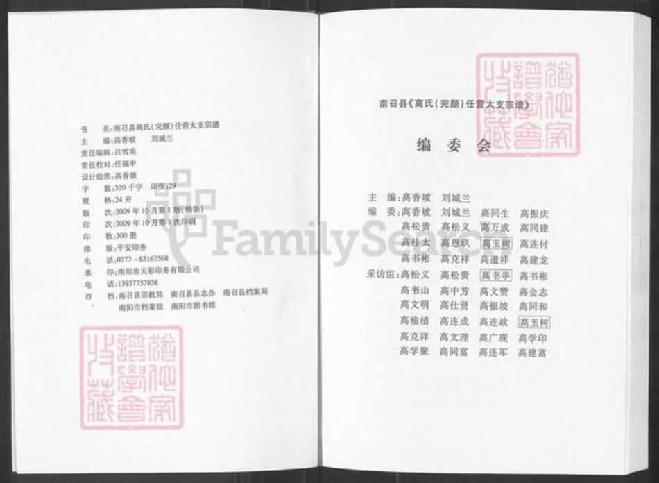 河南省南阳市南召县高氏族谱-高召县高氏(完颜)任营大支宗谱.pdf电子版预览图2