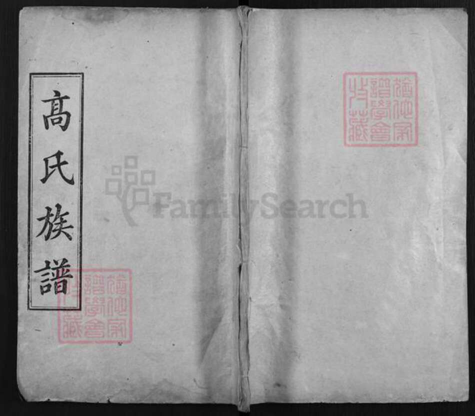 湖北省黄冈市高氏安愚堂族谱-高氏族谱.pdf电子版缩略图