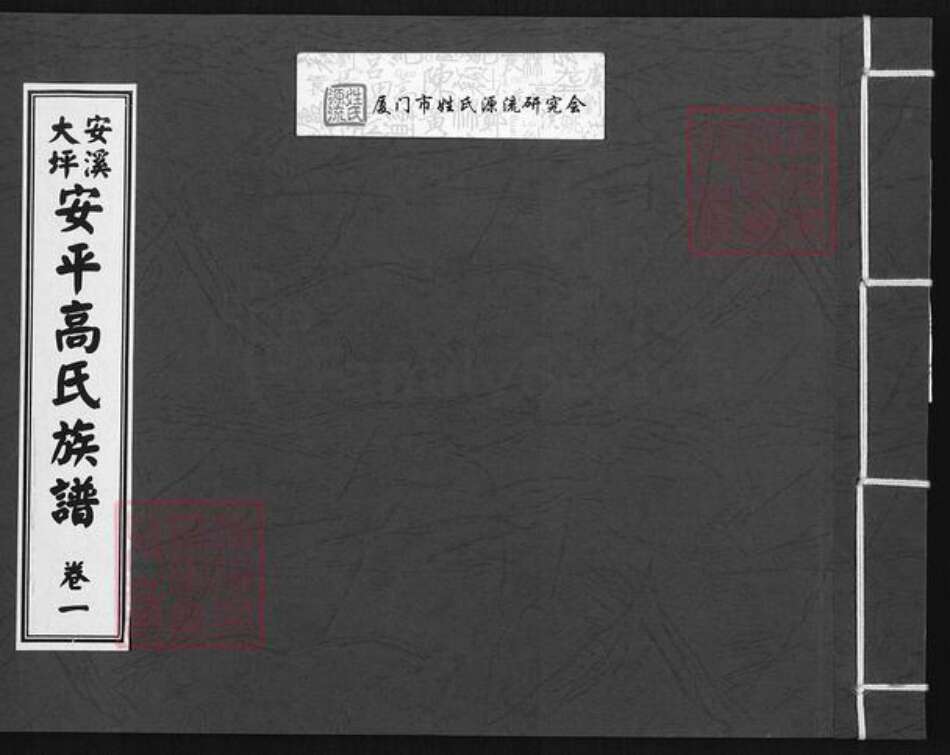 福建省泉州市安溪县大坪乡高氏族谱-安溪大坪安平高氏族谱.pdf电子版缩略图