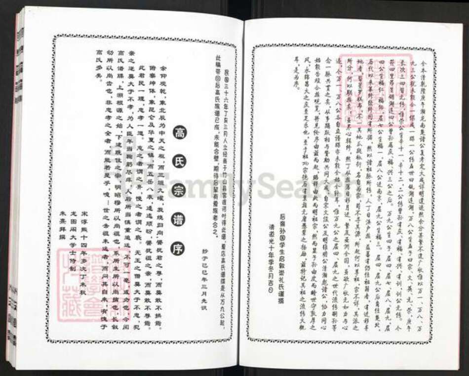 湖北省孝感市大悟县夏店镇高氏安愚堂族谱-高氏宗谱.pdf电子版预览图2