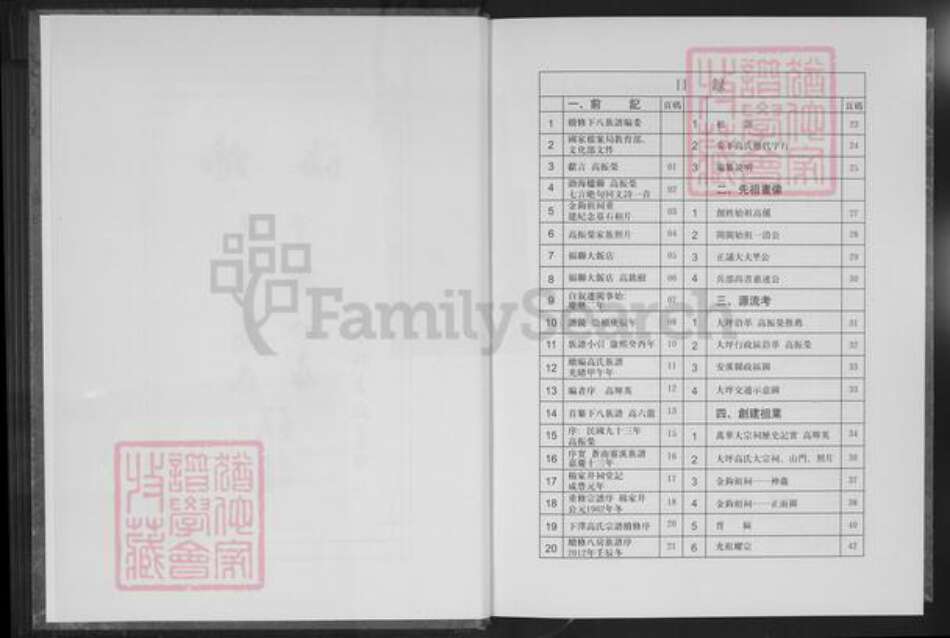 福建省泉州市安溪县大坪乡高氏族谱-渤海大平高氏下派八房族谱.pdf电子版预览图3