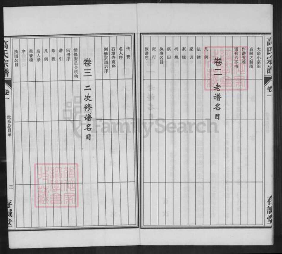 安徽省合肥市肥东县包公镇高氏存诚堂族谱-高氏宗谱.pdf电子版预览图3