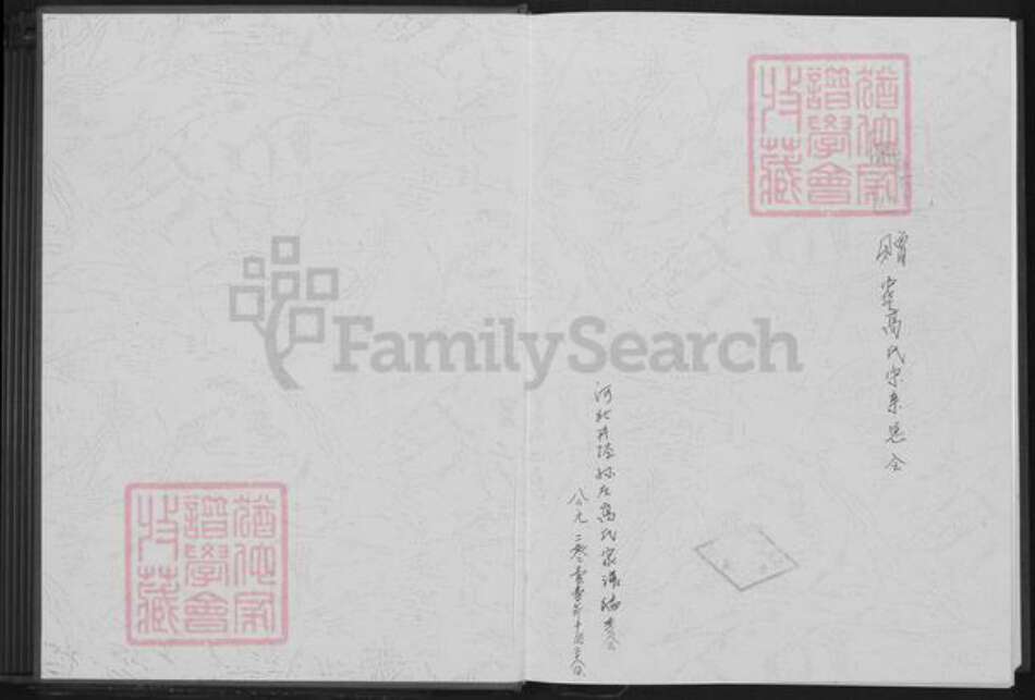 河北省石家庄市井陉县孙庄乡高氏族谱-高氏家谱.pdf电子版预览图1