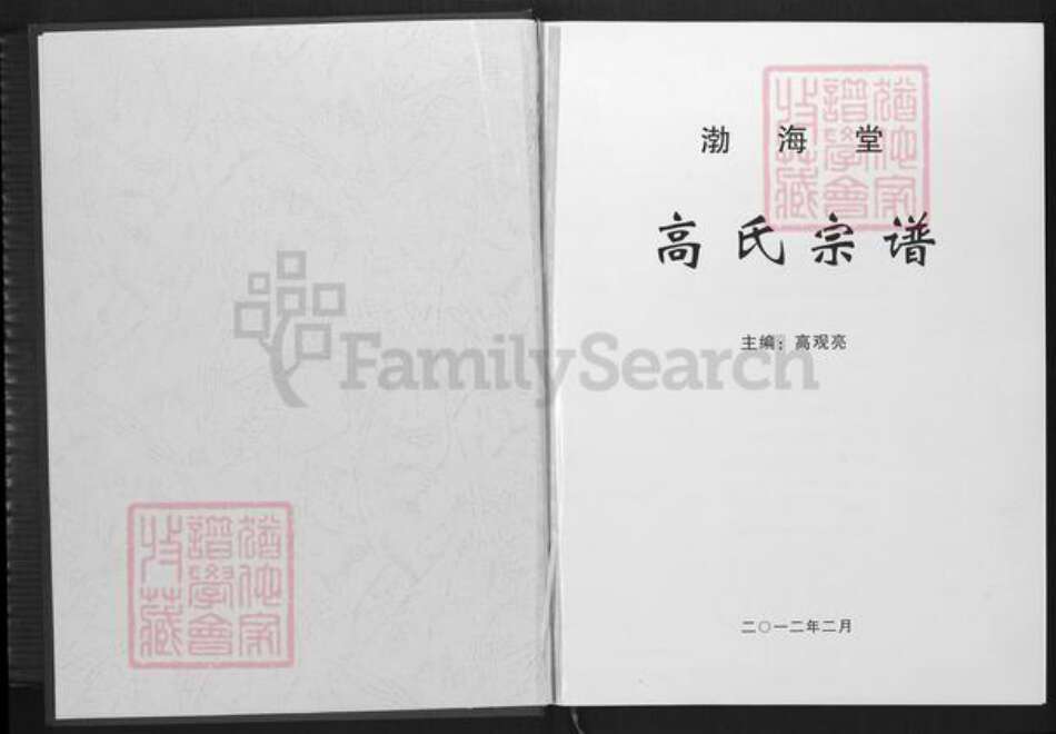 湖北省仙桃市剅河镇高氏渤海堂族谱-高氏宗谱.pdf电子版预览图1