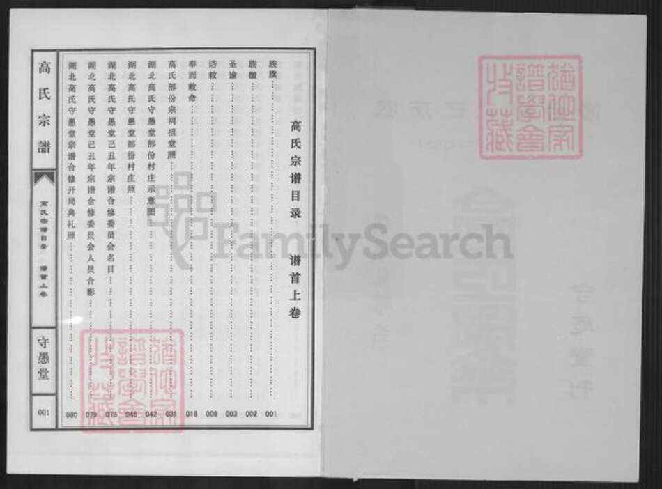 湖北省高氏守愚堂族谱-高氏宗谱.pdf电子版预览图2