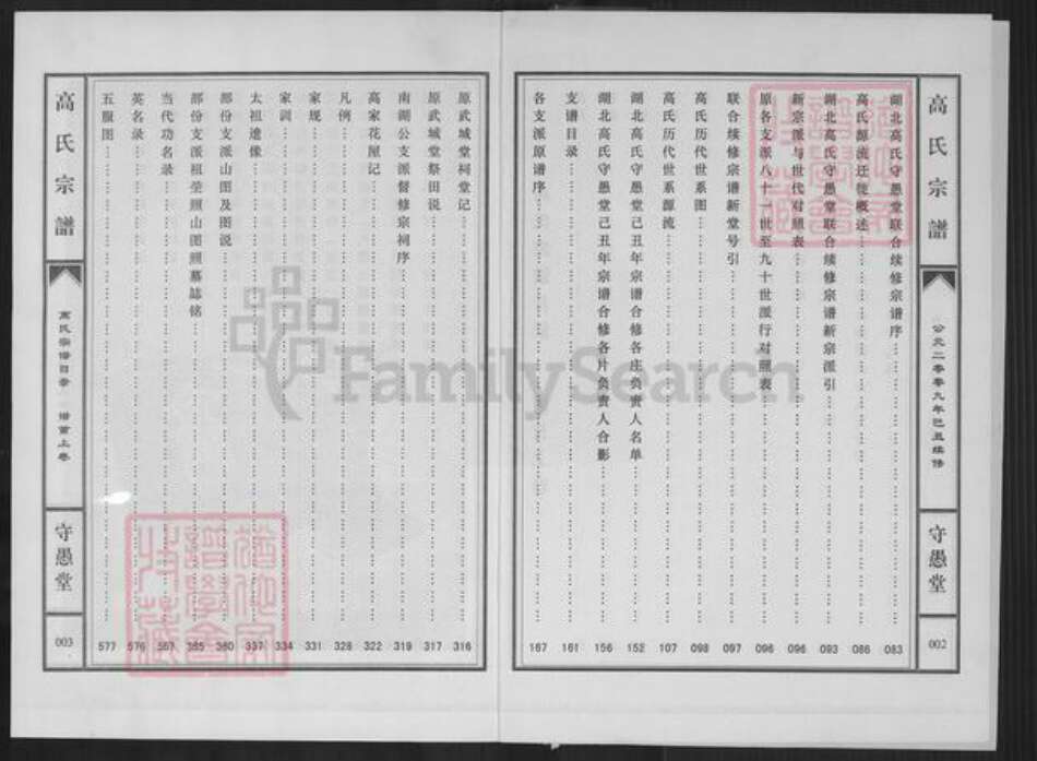 湖北省高氏守愚堂族谱-高氏宗谱.pdf电子版预览图3