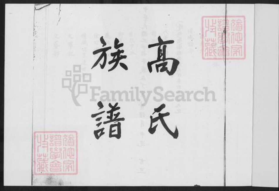 福建省三明市大田县高氏族谱-高氏族谱.pdf电子版预览图2