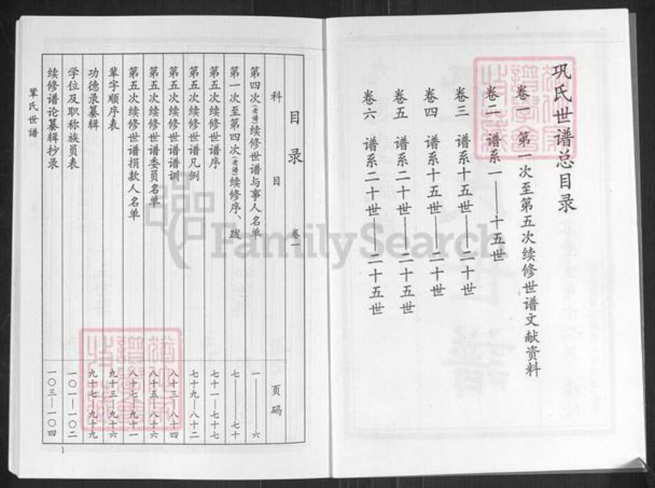 山东省淄博市桓台县起凤镇巩氏九思堂族谱-巩氏世谱.pdf电子版预览图3