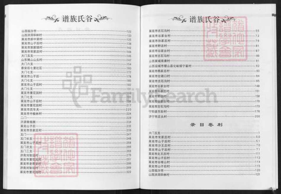 山东省济南市莱芜区谷氏族谱-谷氏族谱.pdf电子版预览图1