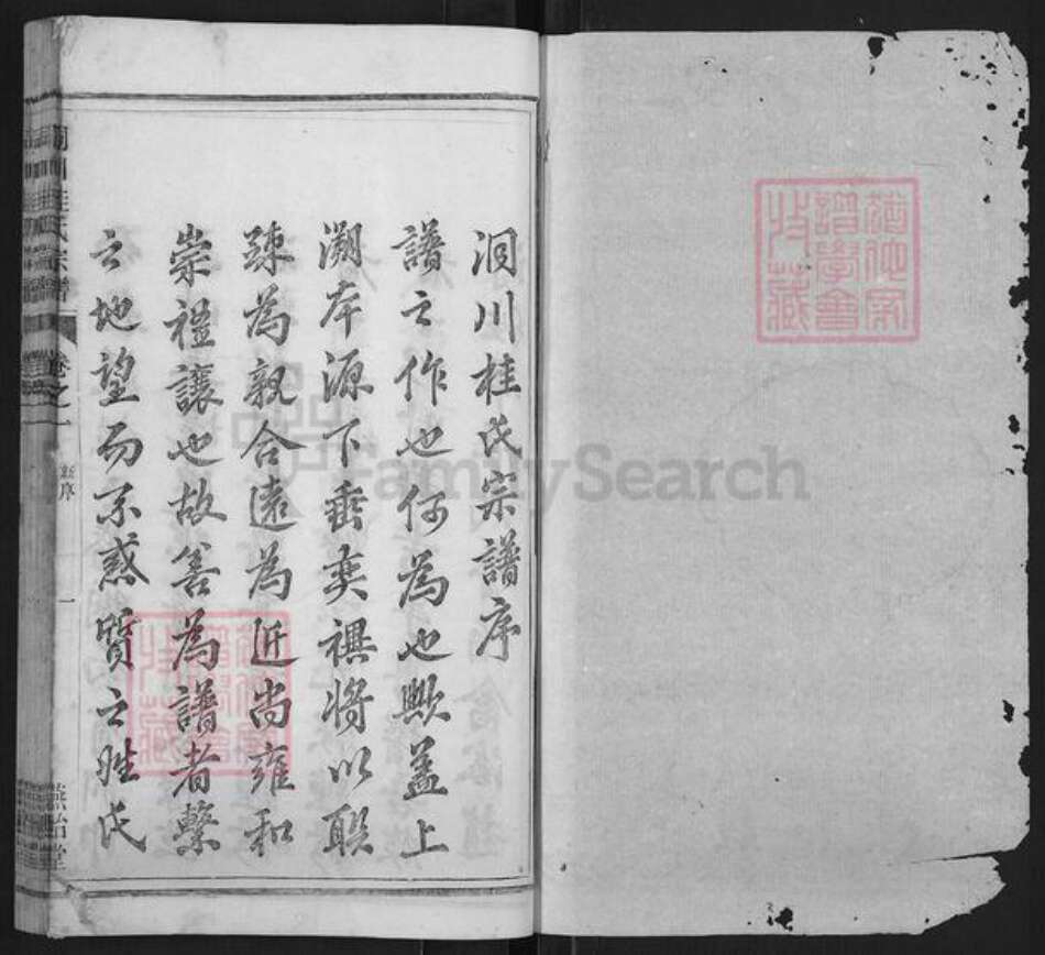 浙江省杭州市淳安县县桂氏燕贻堂族谱-洞川桂氏宗谱.pdf电子版预览图1
