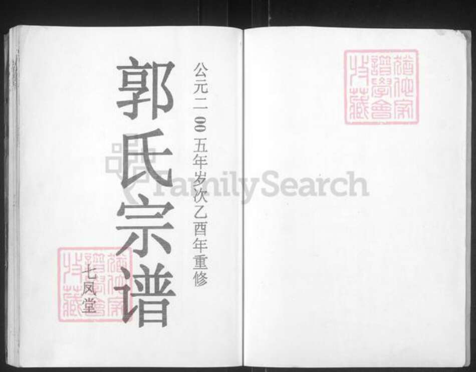 江苏省泰州市泰兴市济川街道郭氏七凤堂族谱-郭氏家谱.pdf电子版预览图2