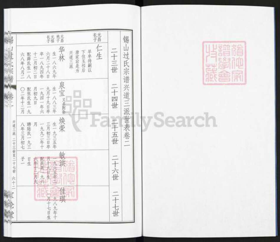 江苏省常州市武进县过氏宝纶堂族谱-锡山过氏宗谱.pdf电子版预览图1