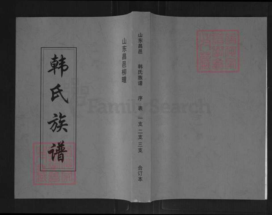 山东省潍坊市昌邑市柳疃镇韩氏深柳堂族谱-昌邑柳疃韩氏族谱.pdf电子版缩略图