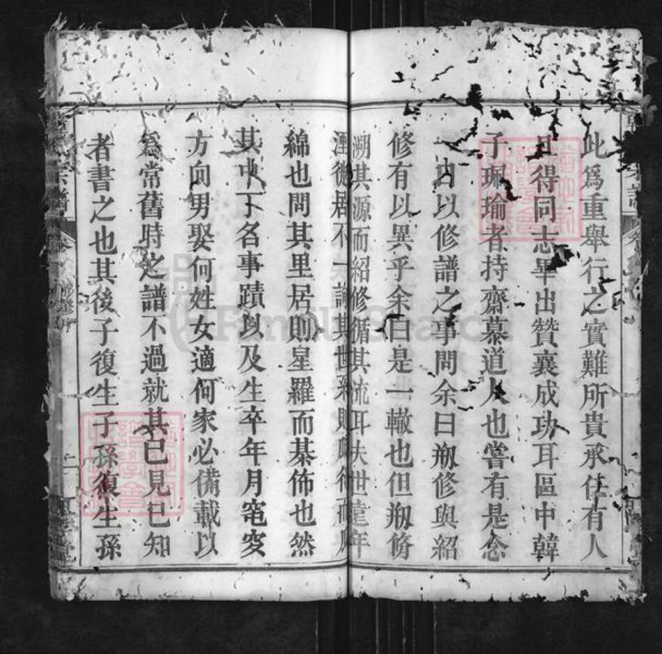 湖北省黄冈市麻城市龟山镇韩氏忠孝堂族谱-韩氏宗谱.pdf电子版预览图2