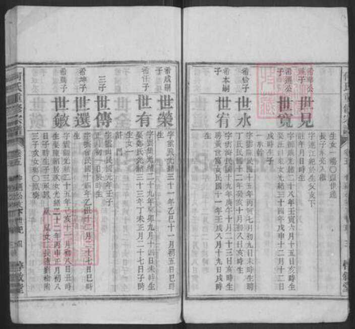 安徽省安庆市怀宁县何氏惇叙堂族谱-何氏重修宗谱.pdf电子版预览图4