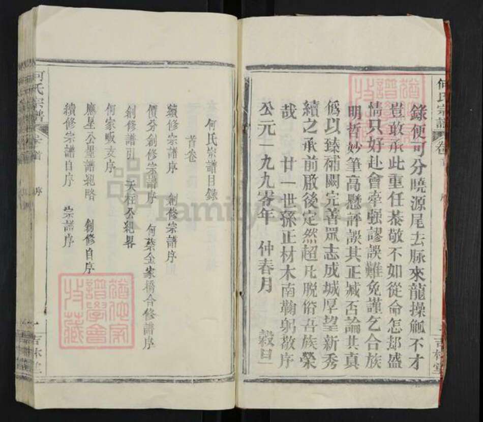 湖北省武汉市新洲区何氏吉林堂族谱-何氏宗谱.pdf电子版预览图3