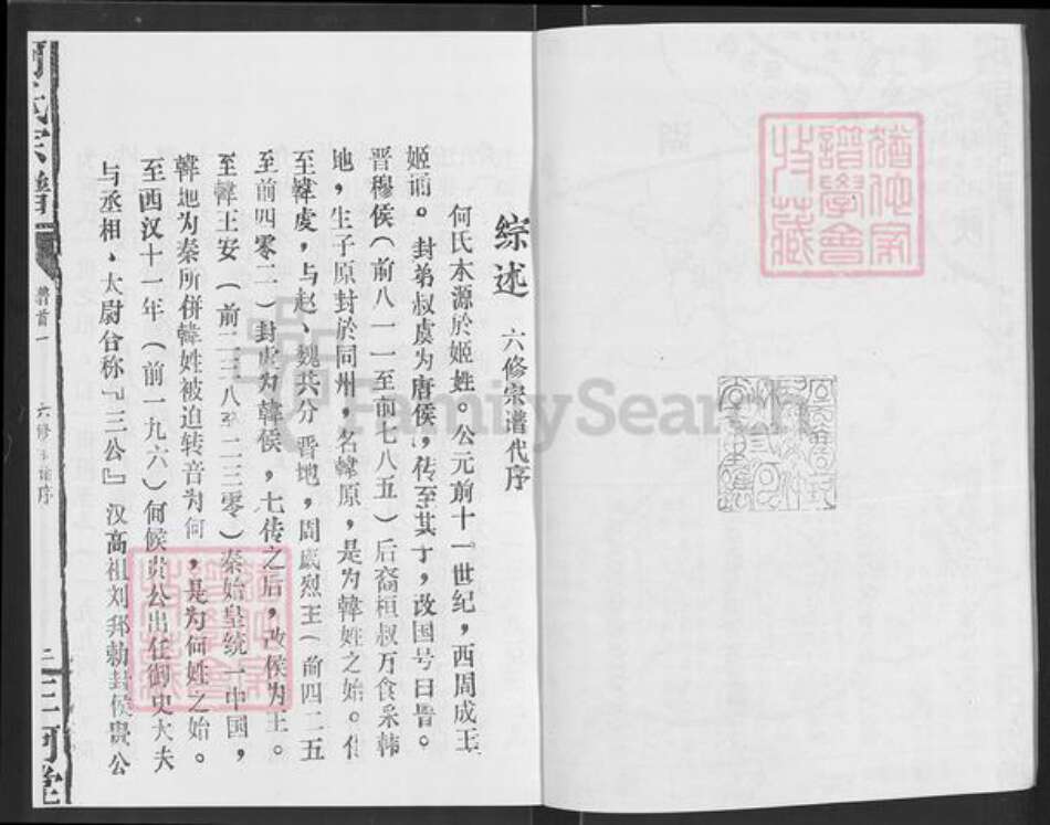 湖北省咸宁市通城县大坪乡何氏三何堂族谱-何氏宗谱.pdf电子版预览图3