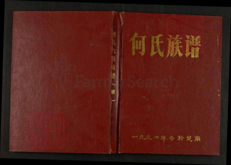 江西省赣州市定南县何氏庐江堂族谱-何氏六修族谱.pdf电子版缩略图