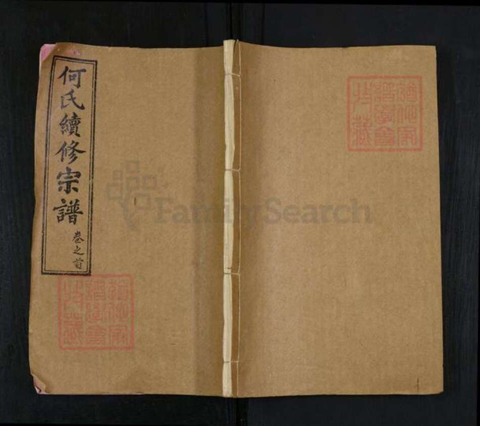 湖北省黄冈市何氏水部堂族谱-何氏续修族谱.pdf电子版缩略图