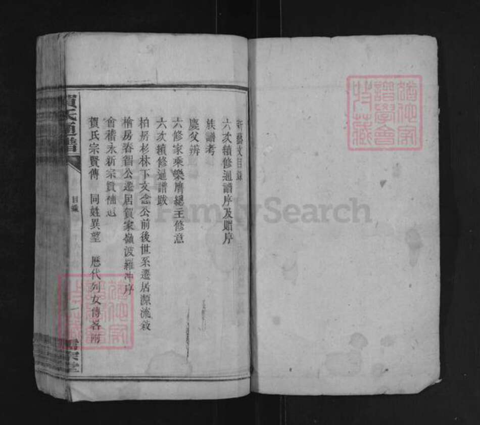 湖南省衡阳市耒阳市太平圩乡贺氏儒宗堂族谱-贺氏通谱.pdf电子版预览图1