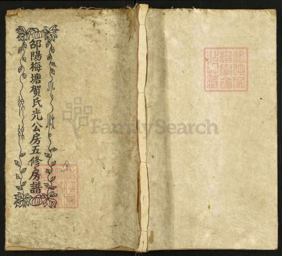 湖南省邵阳市隆回县岩口镇贺氏儒宗堂族谱-邵阳梅塘贺氏光公房五修房谱.pdf电子版缩略图