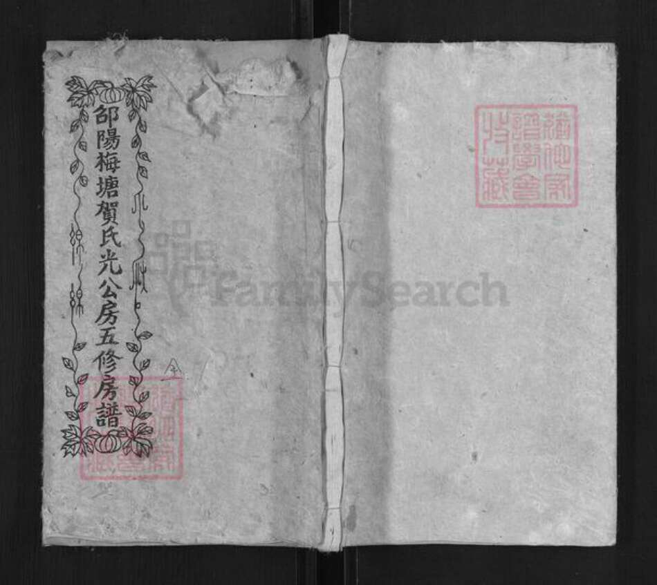 湖南省邵阳市洞口县黄桥镇贺氏儒宗堂族谱-邵阳梅塘贺氏光公房五修房谱.pdf电子版缩略图