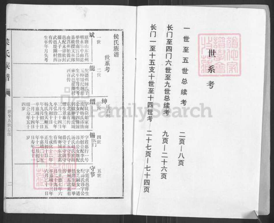 湖北省武汉市侯氏族谱-侯氏族谱.pdf电子版预览图2