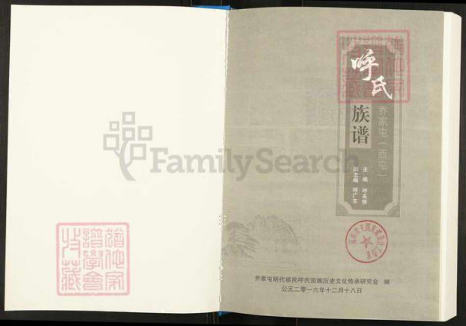 河南省安阳市林州市横水镇呼氏族谱-呼氏族谱.乔家屯(西屯).pdf电子版预览图1