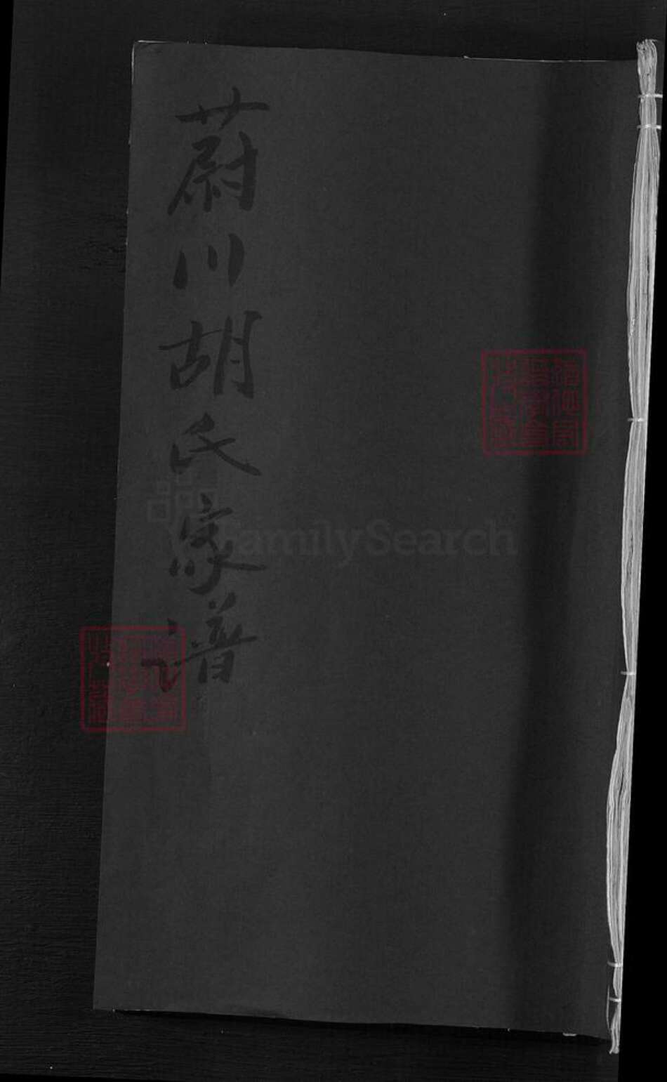 安徽省黄山市歙县璜田乡胡氏叙伦堂族谱-蔚川胡氏家谱.pdf电子版缩略图