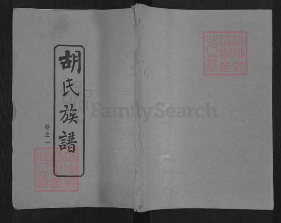 湖北省黄冈市麻城市白果镇胡氏族谱-胡氏族谱.pdf电子版缩略图