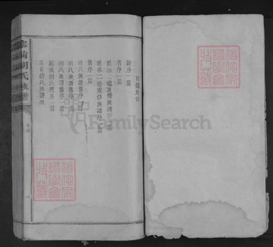 江西省吉安市青原区值夏镇胡氏族谱-芗城胡氏族谱.pdf电子版预览图1