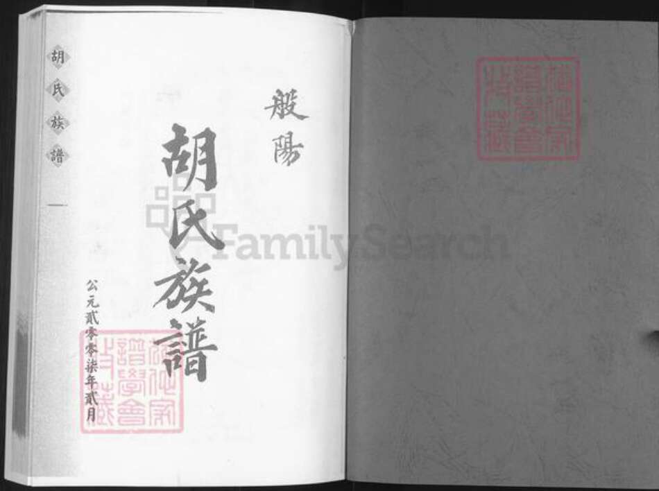 山东省淄博市淄川区胡氏族谱-般阳胡氏族谱.pdf电子版预览图1