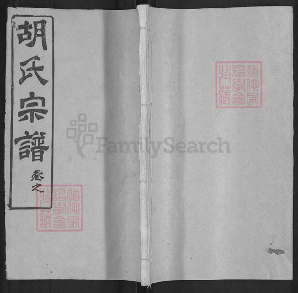 湖北省黄冈市红安县胡氏安定堂族谱-胡氏宗谱.pdf电子版缩略图