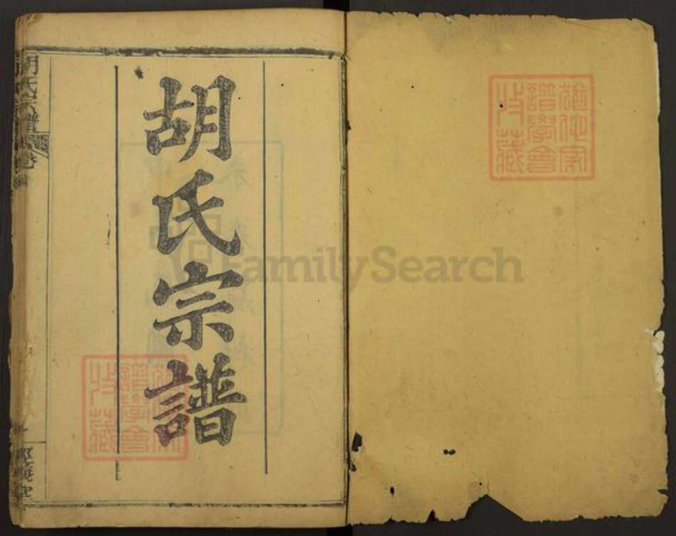 湖北省黄冈市麻城市南湖街道胡氏经义堂族谱-胡氏宗谱.pdf电子版预览图1