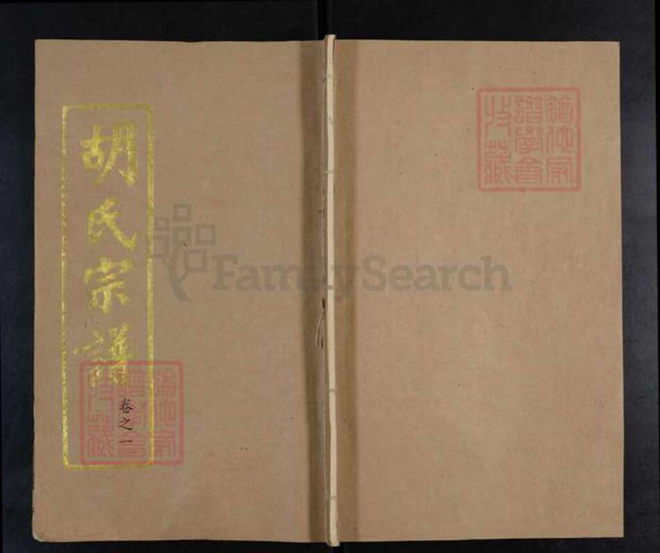 湖北省武汉市黄陂区六指街道胡氏族谱-胡氏宗谱.pdf电子版缩略图
