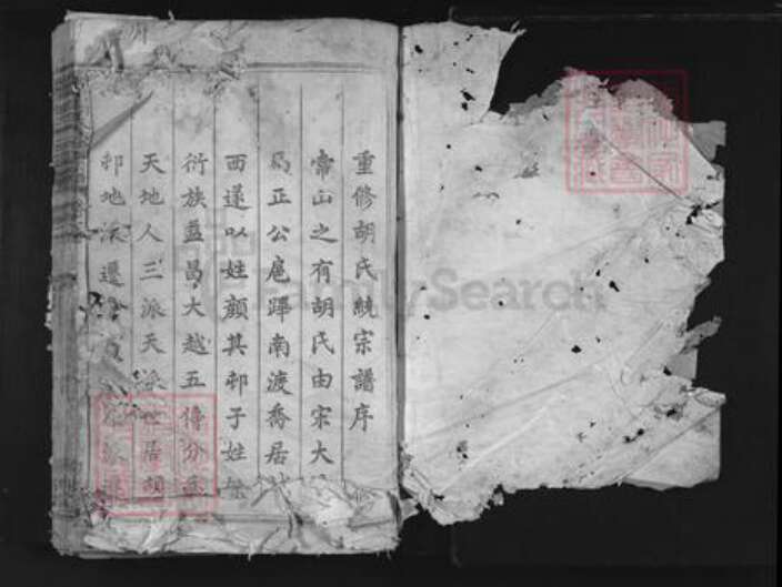 浙江省衢州常山县胡氏翼善堂族谱-常山胡氏六公派宗谱.pdf电子版预览图1