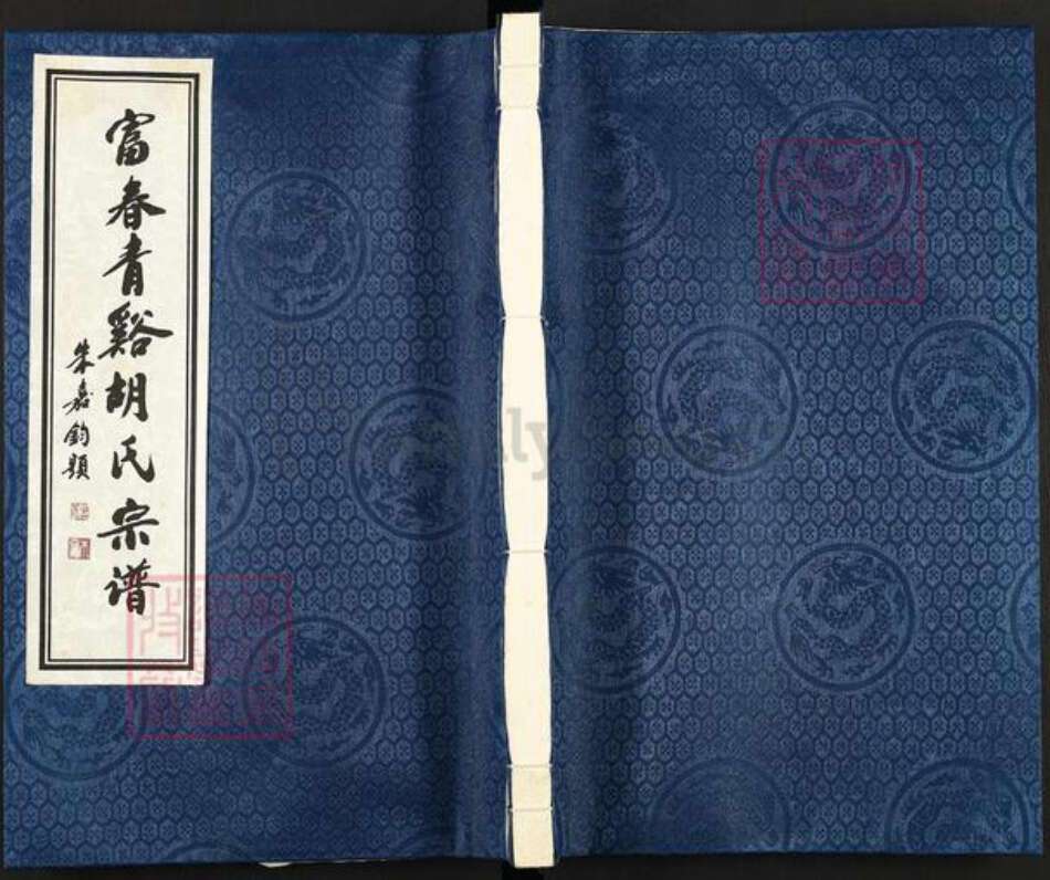 浙江省杭州市富阳胡氏敦叙堂族谱-富春青溪胡氏宗谱.pdf电子版缩略图