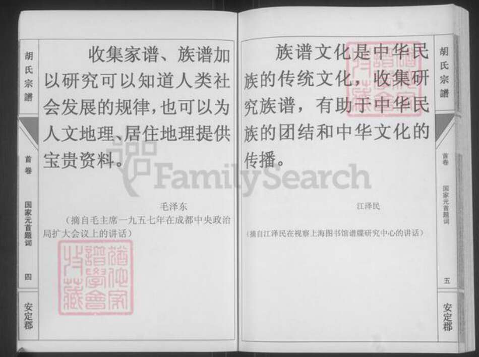 湖南省永州市道县梅花镇胡氏安定堂族谱-胡氏宗谱.pdf电子版预览图4