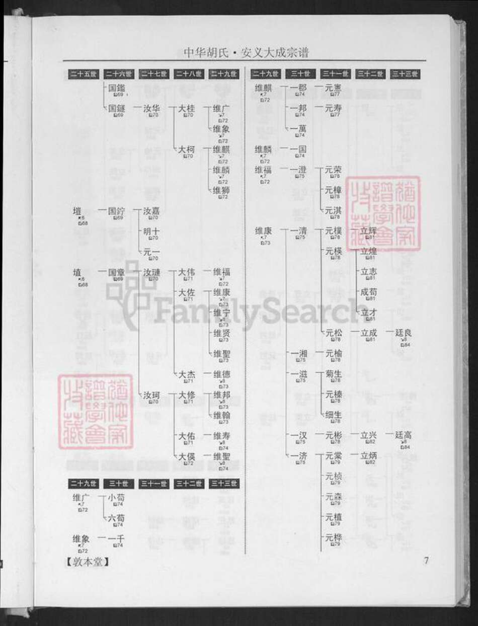 江西省南昌市安义县乔乐乡胡氏敦本堂族谱-中华胡氏.安义大成宗谱.pdf电子版预览图5